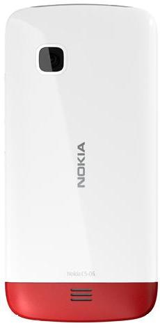 фото Мобильный телефон  Nokia C5-06 White Red