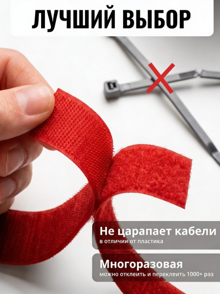 фото Рулон липучки Filum FL-CTR-10-5-RD в Краснодаре