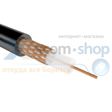 фото Кабель  Rexant РК 75-4-11 АИ, 75 Ом, 200 м., черный в Уфе