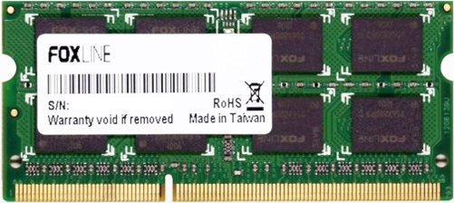 фото Модуль памяти SODIMM DDR3 8GB Foxline FL1600D3S11L-8G в Красноярске