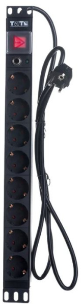 фото Блок розеток 19", 8 розеток TWT TWT-PDU19-16A8P-1.8 в Казани