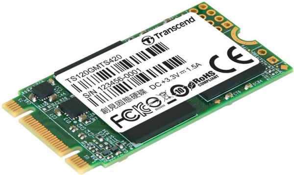 Изображение товара SSD накопитель Transcend TS120GMTS420S 120 ГБ M.2 2242 для ноутбука и ПК