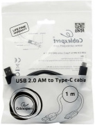 фото Кабель интерфейсный Cablexpert CCP-USB2-AMCM-1M-RU-B