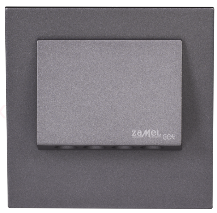 

Светильник Zamel 11-221-31 NAVI Графит/Хол.бел. в монт.коробку, 230V AC, 11-221-31