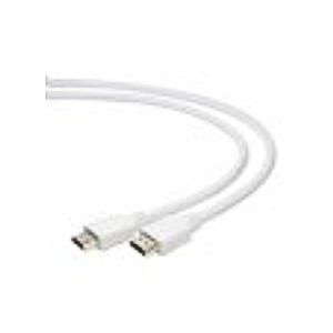 

Кабель интерфейсный HDMI-HDMI Gembird 19M/19M CC-HDMI4-W-6 1.8м, v1.4, белый, позол.разъемы, экран, пакет, 19M/19M