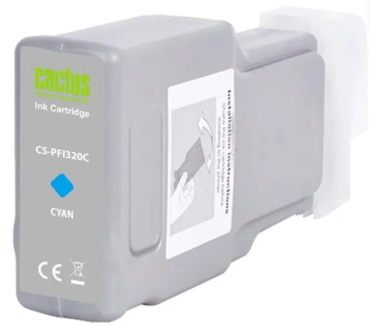 фото Картридж струйный Cactus PFI-320C в Самаре