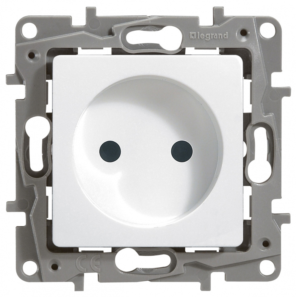 

Розетка Legrand 672220 Etika - 2К, немецкий стандарт, 16 А, 250 В~, белая, 672220