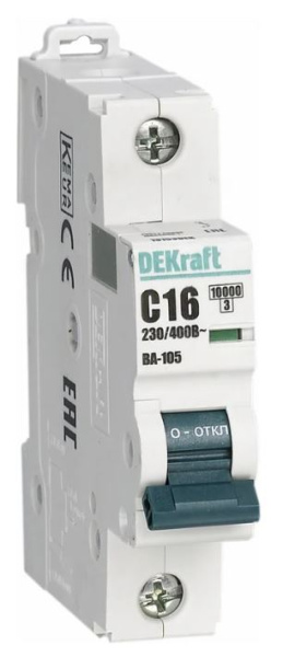 Изображение товара Автоматический выключатель DEKraft 13197DEK для защиты электрических сетей