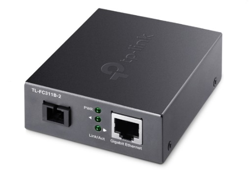 

Медиа-конвертер TP-LINK FC311B-2 9/125 мкм, SC, RJ-45 100/1000 Мбит/с, 1310/1550 нм, до 2 км, 5 В/ 0,6 А, FC311B-2