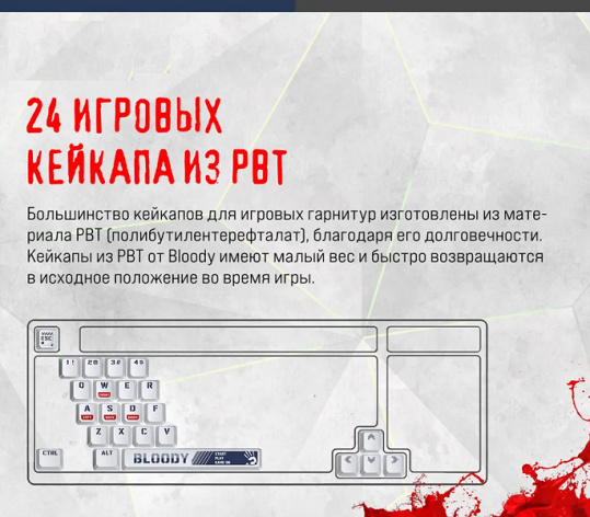 фото Клавиатура  A4Tech Bloody S98 Sports Navy BLMS Plus в Уфе