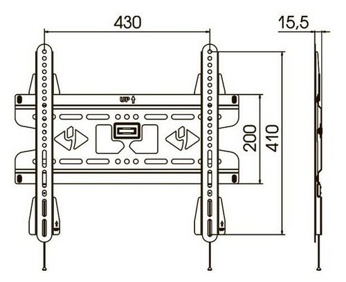 фото Кронштейн настенный Kromax VEGA-50