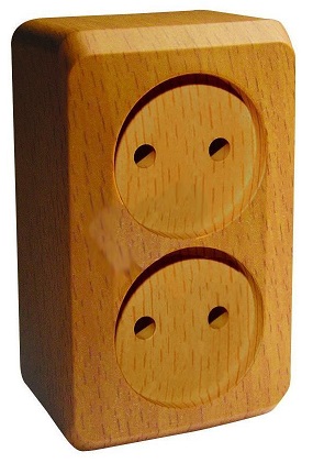 

Розетка Schneider Electric PA16-005T Этюд 2-ая, без заземления, без шторок, наружная, 16 А, 250 В, 3680 Вт, IP20, в сборе (темный бук), PA16-005T
