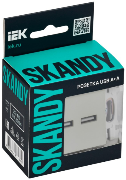 фото Розетка USB  IEK SK-U21-D31-K10 в Казани