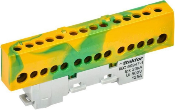 Изображение товара Шина PE "земля" IEK TF-NN20-14-KL-K52
