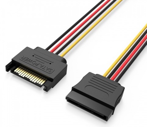 

Кабель питания Vention KDABY SATA 15 pin M/SATA 15 pin F, KDABY
