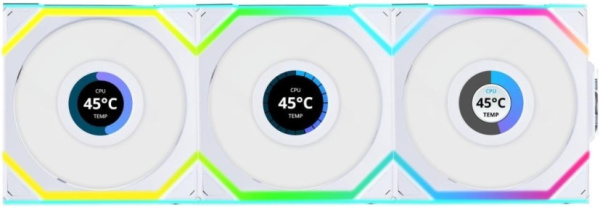 Изображение товара Вентилятор Lian Li UNI FAN SL WIRELESS LCD 120 Reverse Blade с ARGB подсветкой