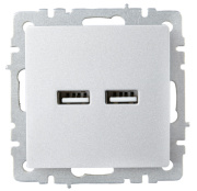 фото Розетка USB IEK BR-U21-D31-K47