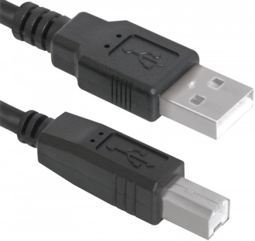 фото Кабель интерфейсный USB 2.0 Defender AM/BM в Омске