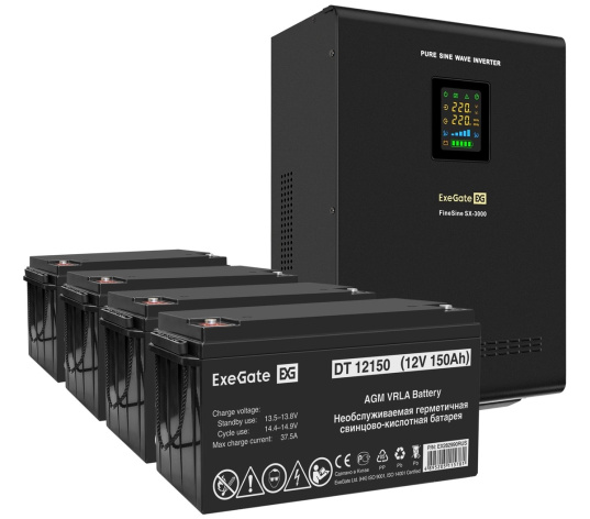 фото Комплект  Exegate FineSine SX-3000.LCD.AVR.2SH.T в Казани