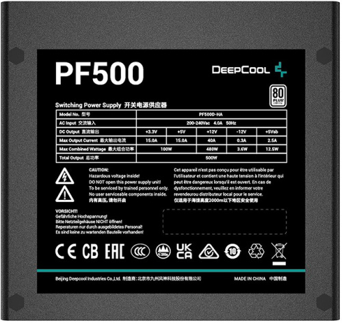 фото Блок питания ATX Deepcool PF500 в Перми