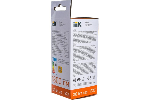 фото Лампа светодиодная IEK LLE-A60-20-230-30-E27 в Перми