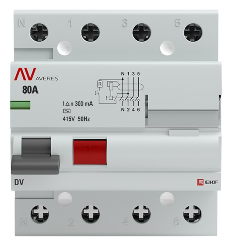 фото УЗО  EKF rccb-4-80-300-ac-av в Красноярске