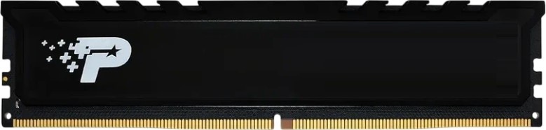

Модуль памяти DDR5 16GB Patriot Memory PSP516G64081H1C SL Premium PC5-51200 6400Mhz CL52 288-Pin 1.1v с радиатором, PSP516G64081H1C