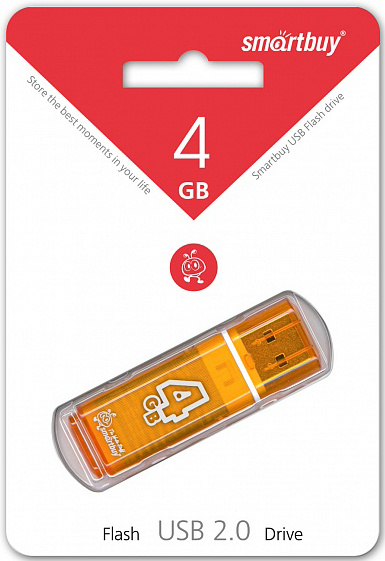 фото Накопитель USB 2.0 4GB SmartBuy SB4GBGS-Or в Ростове-на-Дону