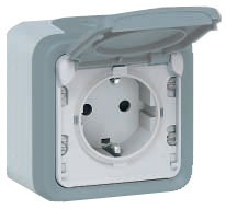 Изображение товара Розетка Legrand Plexo 55 IP55 с заземлением накладная 69733