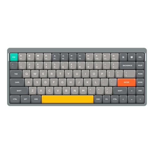 

Клавиатура Wireless Nuphy AIR75 механическая ультратонкая, 84 клавиши, RGB подсветка, Red Switch, AIR75