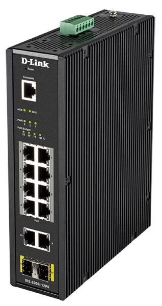 фото Коммутатор промышленный управляемый D-link DIS-200G-12PS/A1A в Екатеринбурге