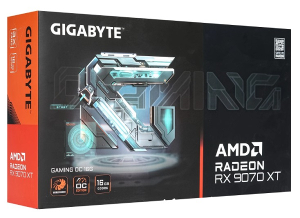 фото Видеокарта GIGABYTE Radeon RX 9070 XT GAMING (GV-R9070XTGAMING-16GD) в Омске