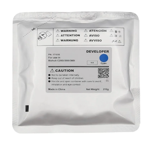 

Картридж CET Девелопер для KONICA MINOLTA Bizhub C250i/300i/360i (CET) Cyan, 210г, 1000000 стр., CET171030, CET171030