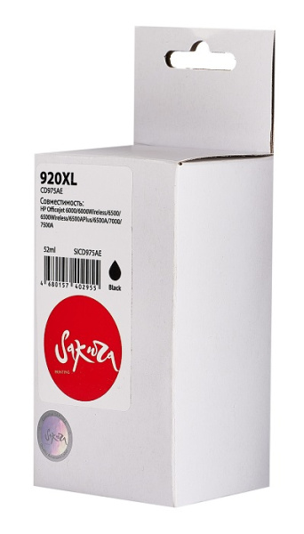 фото Картридж струйный Sakura CD975AE (№920XL Black) в Уфе