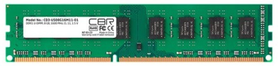 фото Модуль памяти DDR3 8GB CBR CD3-US08G16M11-01 в Уфе