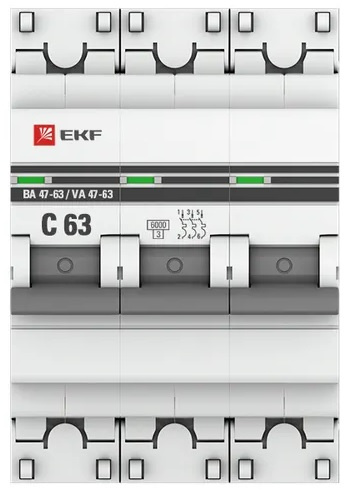 фото Автоматический выключатель  EKF mcb4763-6-3-63C-pro
