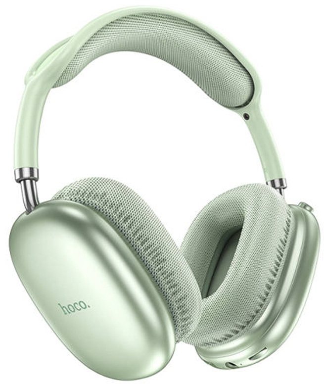 

Наушники Hoco W35 Air Triumph 6942007616362 bluetooth 5.3, AUX, цвет: зелёный (1/40), W35 Air Triumph