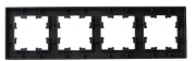 фото Рамка четверная IEK BR-M42-G-K45