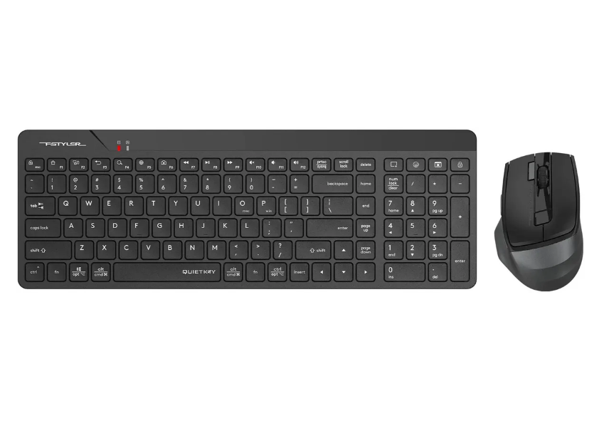 

Клавиатура и мышь Wireless A4Tech Fstyler FG2400 Air2 клав: черная, мышь: черная USB slim 2012596, Fstyler FG2400 Air2
