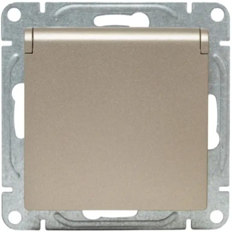 фото Розетка с заземлением с крышкой EKF UP1-SOC-111-44 в Воронеже
