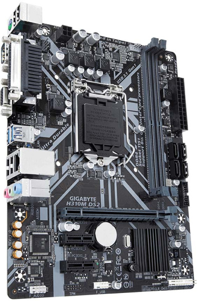фото Материнская плата mATX GIGABYTE H310M DS2