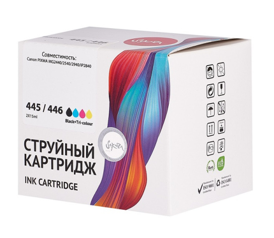 фото Картридж струйный Sakura 8283B004 (445 Black/446 Color) в Уфе