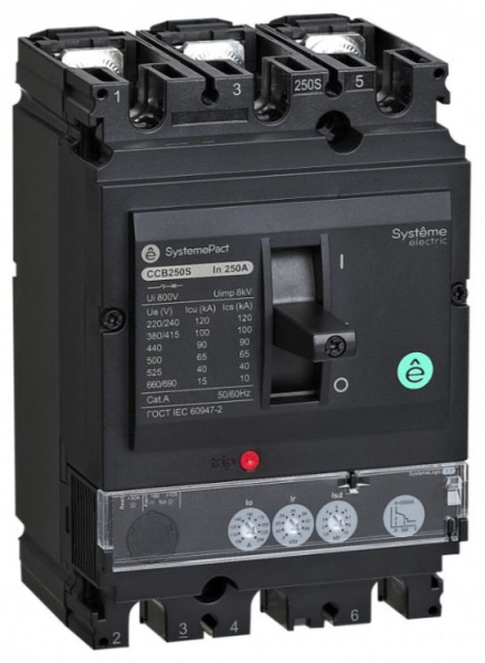 фото Автоматический выключатель в литом корпусе  Systeme Electric SPC100F04022L3DF в Омске