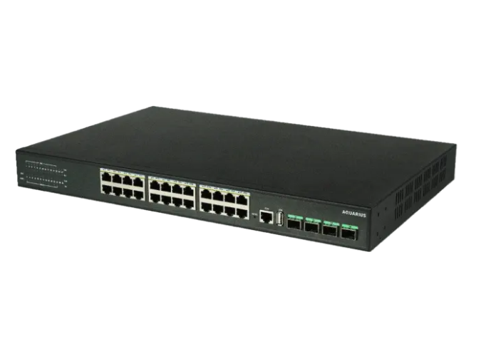 

Коммутатор Aquarius AQ-N2000-24P4X конфигурация 24*10/100/1000 Mбит/с, 4*10 Гбит/с SFP+, PoE+, AQ-N2000-24P4X