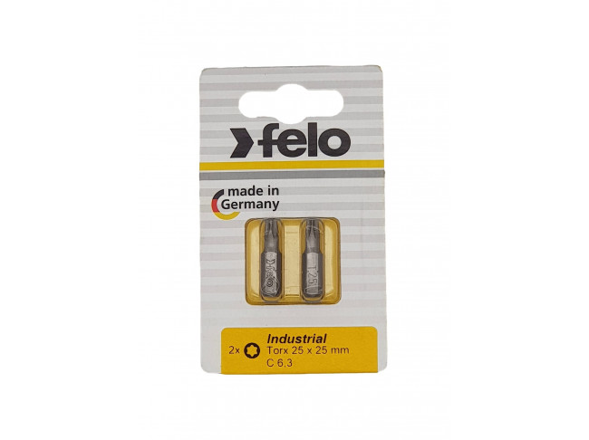 

Бита Felo 02625036 Torx 25X25, серия Industrial, 2 шт в блистере, 02625036