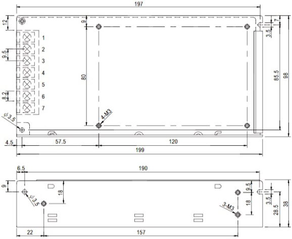 фото Преобразователь AC-DC сетевой Mean Well RD-125-1224 в Уфе