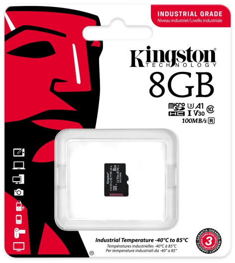 фото Промышленная карта памяти MicroSDHC 8Gb Kingston SDCIT2/8GBSP в Уфе