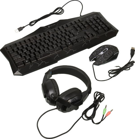 фото Комплект  Oklick HS-HKM100G в Перми