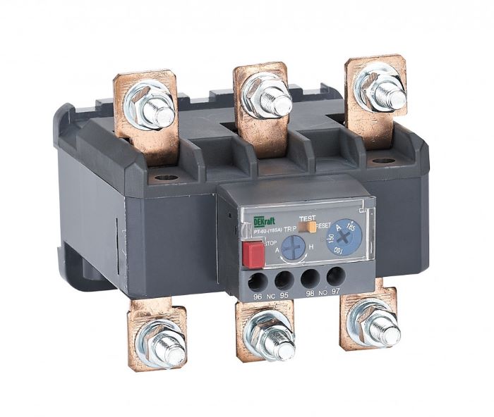 

Тепловое реле DEKraft 23505DEK для контакторов 120А-185А 105А-135А РТ-02, 23505DEK