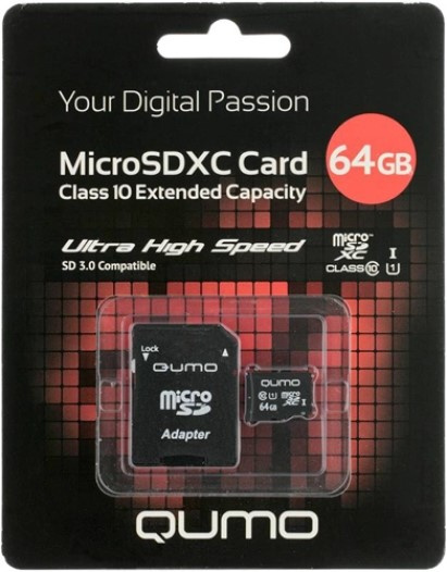 фото Карта памяти MicroSDXC 64GB Qumo QM64GMICSDXC10U1 в Ростове-на-Дону